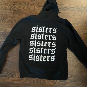 Sisters James Charles sweatshirt in Black with White print size L